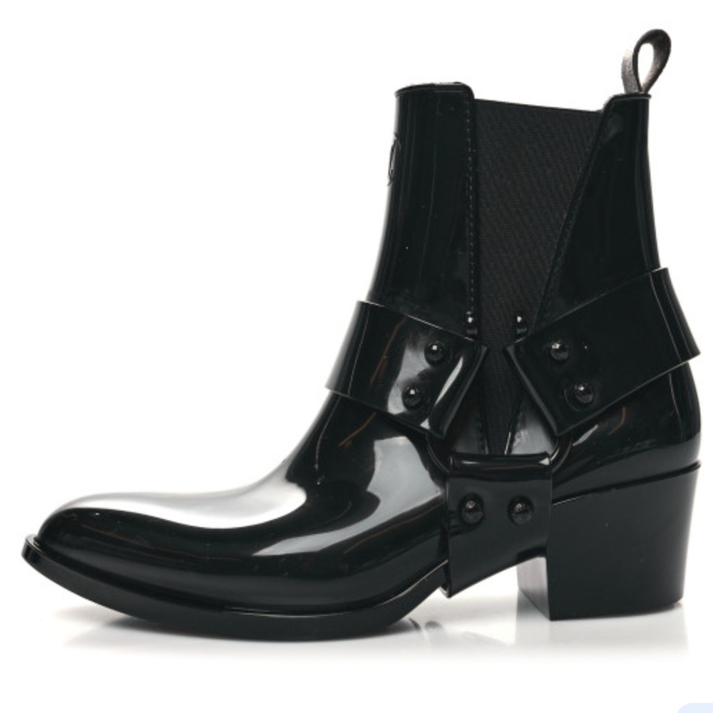 Louis Vuitton Rhapsody ankle rain boot EUC size 39 - Picture 3 of 16